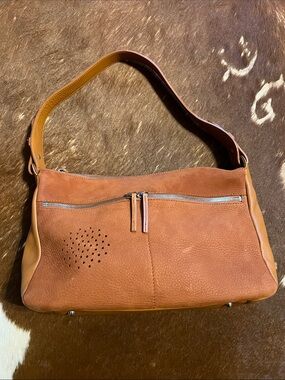 Vintage FURLA Shoulder Bag in Cognac Brown